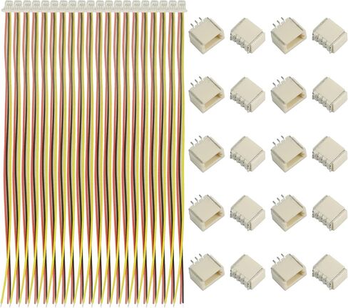 20 Sets SH1.0mm 4 Pin Connector Plug Male with 200mm Wire and Female Connector in Kuwait