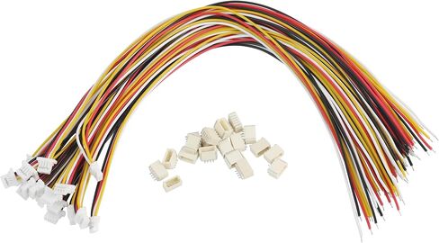 20 Sets SH1.0mm 4 Pin Connector Plug Male with 200mm Wire and Female Connector in Kuwait