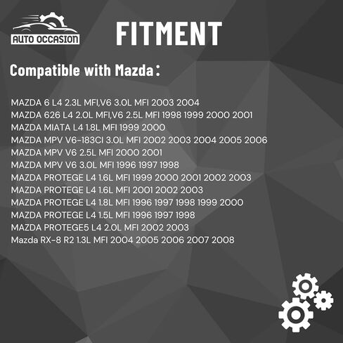 Canister Vapor Purge Valve Valve Lolenoid متوافق مع Mazda 6 626 Miata MPV Protege RX-8 1998-2008 K5T48279 Z50418741A Z504-18-741A 911-706 CP720 CP810 2502-488017 911706 2M1403 in Kuwait
