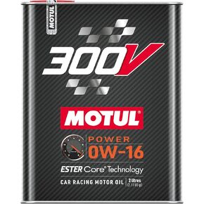 MOTUL 110855 300V 0W-16 Power Car Racing Motor Oil Comple