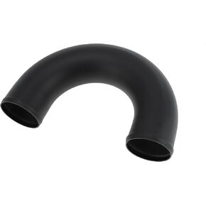 3 "OD 180 درجة U BEND 6064 ألومنيوم سبيكة أنبوب أنبوب المبرد السطح المبرز انفجار هواء الاتصال خرطوم مع لفة حبة مزدوجة 5.9" طول الأسود