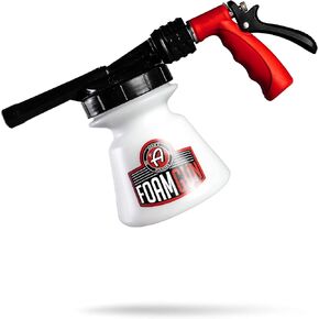 Adam's Premium Foam Gun Car Wash Sprayer - Connects to Garden Hose for Car Washing, No Pressure Washer Required, Use Snow Foam Blaster with Car Soap, Shampoo or Detergent