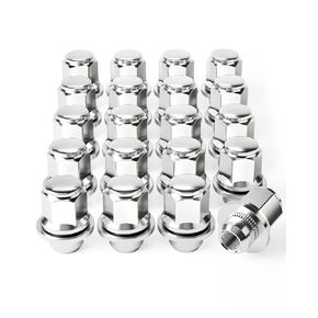 M12x1.5 Lug Nuts ، 12x1.5mm hear lug nuts متوافق مع Toyota Avalon Camry Highlander Prius Sienna ، Lexus IS300 LFA CT200H HS250H GS450H ، Mitsubishi Lancer Eclipse ، 20pcs مجموعة الجوز مع Mag Seat