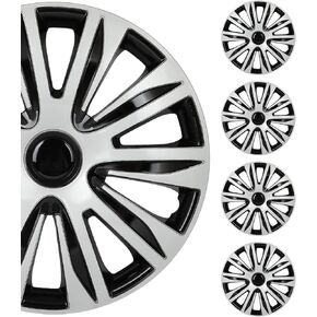 Scitoo Premium 16 Inch Hubcaps مجموعة من 4 Wheel Rim Cover Oem Style Sear Snap on Car Truck Suv Cap بديل لـ Dodgefor Honda ، من أجل Mazda ، لـ Kia ، Ford ، for Mitsubishi ، for Hyundai ، إلخ.