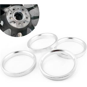 4PCS Hub Centric Rings 64.1mm ID to 73.1mm OD,Aluminium Alloy Hubcentric Rings for Reducing Vehicle Vibrations,Professional Hub Rings Car Accessories Compatible with Acura Honda Tesla