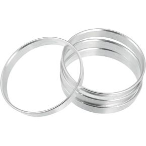 4pcs OD 71.6mm إلى ID 70.1mm Aluminium Car Car Hub Rings Centric Wheel Bore Center Center Parts
