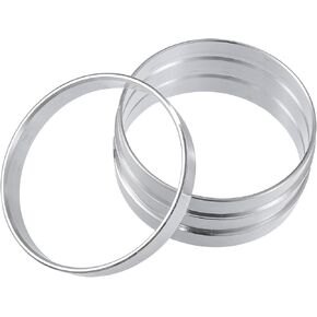4pcs OD 68mm إلى ID 65.1mm ألومنيوم سبيكة السيارات المحور المركزي حلقات العجلات التجوي