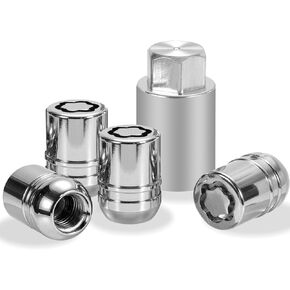 Wheel Locks Lug Nuts M12 x 1.50 Fit for‌ Honda Accord‌ 2012-2024 | CR-V 2003-2022 | Civic 2010-2015 | HR-V 2016-2022 and More Hex Key Spherical Seat Replace 08W42-SNA-101