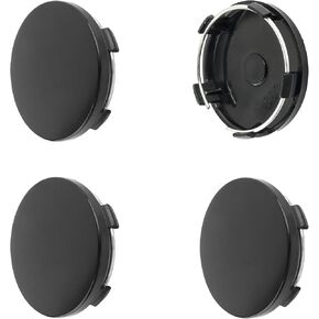 4pcs Car Wheel Center Caps for Rims ، OD 2.35 "ID 2.2" غطاء مركزي Snap-in لتعديل حماية الحافات العجل