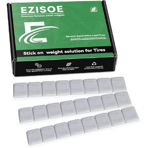 Upgraded Grey Stick on Wheel Weights, 1/4oz, 0.25oz, Low Profile Easy to Peel, Anti-Corrosion Tire Weights for Cars Trucks SUVs Motorcycles RC Cars, U.S. OEM Quality, 60oz/Box, 240PCS