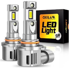 OXILAM 9005/HB3 LED Bulbs 40000LM 900% Ultra-Bright, 3 Min Quick Install, 20 Years Lifespan, No Flicker, 99% Compatibility