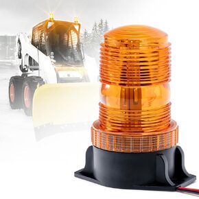 1-PCS 30 LEDS Amber Forklift Beacon Light Strobe Light ، وأضواء سلامة تحذير الطوارئ لشاحنات أعمال البناء DC 10-110V ، جزازة ، جرار ، عربات الجولف ، الحافلة ، محطات الثلج ، مركبات السحب