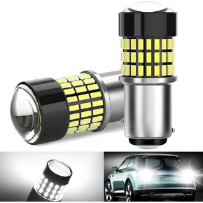 Qoope 1157 LED LED White 2357 2057 Bay15D 7528 LED LED Plugs Prespons for Brake Tail Backup Lights ، Furn Signal Bulb ، RV Camper Trailer 5th Wheel Boat Marine Light (حزمة 10)
