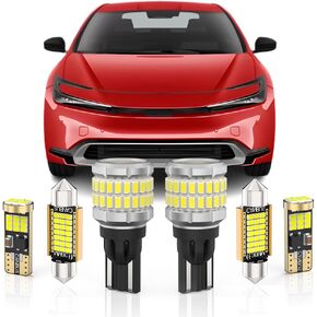 BMT xms LED Interior Light Kit Replacement for Toyota Prius 2016-2023,6000K Cool White Car Interior Light Bulbs + 912 921 LED Bulb Reverse Lights, 13 Pieces