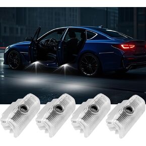 Kairiyard 4Pcs Car Door Lights Logo Projector Compatible with Infiniti Q50/60/70 G25/37 QX50/56/60/70/80 M25/35/37 FX35/37/45/50 EX25/35/37, Bright 3D Shadow No Fade Car Door Projector Puddle Lights