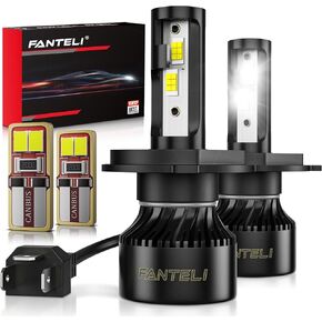 7443 LED Bulb Flashing Brake Lights, 300% Brighter 7440 7441 7444 7443R T20 W21W Plug and Play Strobe Blinking LED Stop Tail Lights, Brilliant Red