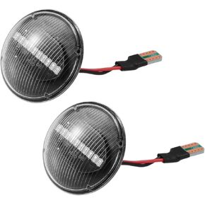 Motoforti 1 زوج LED Side Marker Trend Light متوافق مع Land Rover Range Rover 2006-2012 ، عدسة بلاستيكية متينة مصباح صفراء طويل الأمد