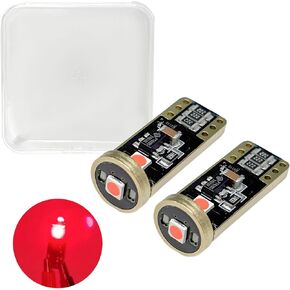 2pcs 194 LED Bulb 6000k ، Canbus Error Free T10 168 2825 W5W LED LID PLUSTION ، 3030 Chipsets Super Bright LED for Car Interior Dome Light (White)