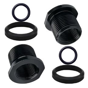 2 PCS Thread Adapters ، غسالات معدنية ، مجموعة بديلة ، 1/2 28-5/8 24 محول الخيط (2)