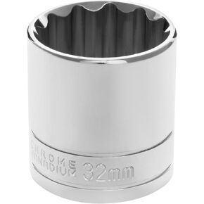 Performance Tool W32826 1/2 Drive 12-Point Socket, 26mm
