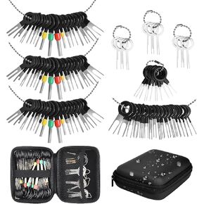 MENKEY Terminal Removal Tool Kit for Car, 39 Pieces Wire Connector Pin Release Key Extractor Tools Set for Most Connector Terminal