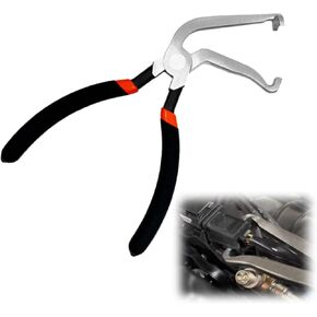 Upgraded 37960 Electrical Disconnect Pliers, 8in Automotive Tools Electrical Connector Pliers, Automotive Tools for Push Tab Style Plugs (Straight+60 Degree)