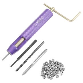 50pcs M3 x 2D Thread Repair Installation Kit, M3 Stainless Steel Thread Insert Combination Tool Set