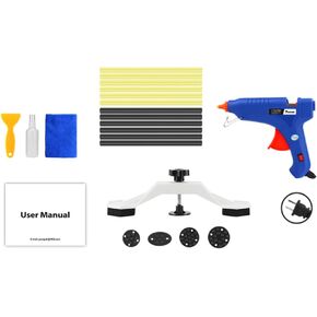 WUPP Paintless Car Dent Repair Tools, Auto Body Dent Removal kit Dent Puller Set for Hail Damage Door Dings Repair