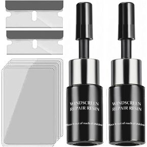 Windshield Repair Kit - Nano Glass Repair Fluid for Chips & Cracks | Quick Fix, Works on for Chips and Cracks，Cracks Gone Glass Repair Kit, Automotive Windscreen Repair Tool Window Nano Repair Liquid
