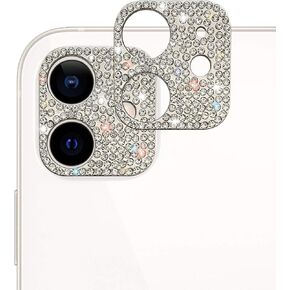 Omorro for iPhone 11 Pro Max Bling Lens Protector ، Camera Cover 3D Glitter Crystal Diamond Rhinestone Shining Dots Metal Drection Decoration Sticker Camera Lens Protect