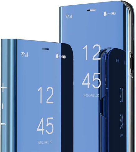 Galaxy A53 5G Case Slim Stylish Luxury Make Up Mirror Case Multi-Function Flip with Stand Case Cover for Samsung Galaxy A53 5G Mirror PU Black QH in Kuwait