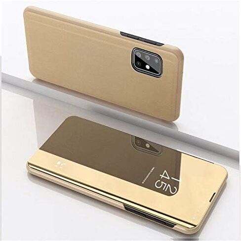 Galaxy A53 5G Case Slim Stylish Luxury Make Up Mirror Case Multi-Function Flip with Stand Case Cover for Samsung Galaxy A53 5G Mirror PU Black QH in Kuwait