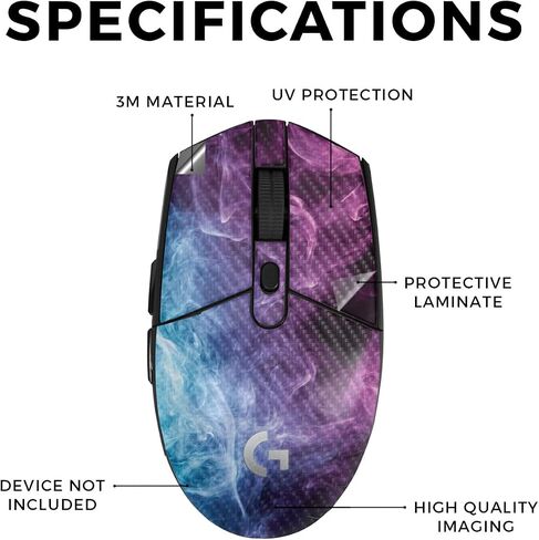 لامع اللمعان البشرة الماوس المتوافقة مع Logitech G305 Lightspeed - وشم المدرسة القديم - قسط 3M فينيل الواقي غلاف ملصق - سهلة تطبيق | مصنوع في الولايات المتحدة الأمريكية من قبل Mayyskins in Kuwait