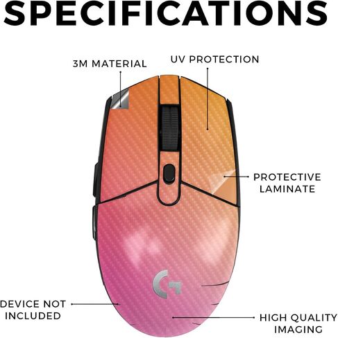 لامع اللمعان البشرة الماوس المتوافقة مع Logitech G305 Lightspeed - وشم المدرسة القديم - قسط 3M فينيل الواقي غلاف ملصق - سهلة تطبيق | مصنوع في الولايات المتحدة الأمريكية من قبل Mayyskins in Kuwait