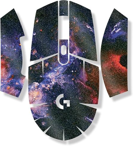 Glossy Glitter Mouse Skin Compatible with Logitech G305 Lightspeed - Old School Tattoo - Premium 3M Vinyl Protective Wrap Decal Cover - Easy to Apply | Crafted in The USA by MightySkins in Kuwait