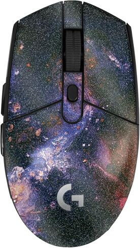 Glossy Glitter Mouse Skin Compatible with Logitech G305 Lightspeed - Old School Tattoo - Premium 3M Vinyl Protective Wrap Decal Cover - Easy to Apply | Crafted in The USA by MightySkins in Kuwait