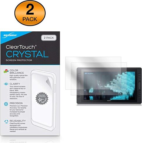 واقي شاشة Boxwave متوافق مع Huion Kamvas Pro 20 GT-192-Cleartouch Anti-Glare (2-Pack) ، Skin Matte Matte المضاد للبنجر من أجل Huion Kamvas Pro 20 GT-192 in Kuwait