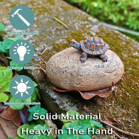 إخفاء مفتاح خارجي - صخرة مزيفة للمفتاح - مخفي مفتاح صخري مزيف خارجي - تصميم حجري مضغوط، مادة راتنجية مقاومة للماء ومحمية من الشمس - مخفي مفتاح مثالي للديكور الخارجي والأمن (مفتاح الروك 1) in Kuwait