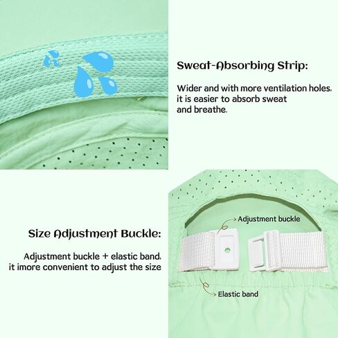 SeekTop في الهواء الطلق Kids Sun Hat Boys Sun Hat Girls Beach Hat Upf 50+ Wids Bucket Hat Wide Brim Kids Fishing Safari Hat in Kuwait