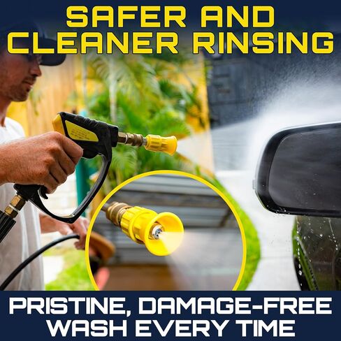 Foam King Foam Cannon for Pressure Washer, Car Wash Soap Sprayer with 1/4" Quick Connector, Wide-Neck Bottle, Adjustable Snow Foam Blaster for Auto Detailing, Trucks, Motorcycles & More in Saudi Arabia