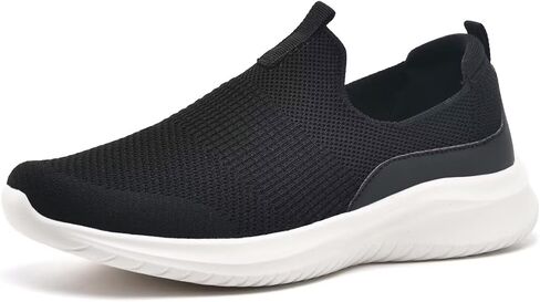 TIOSEBON Women's Walking Tennis Shoes Knit Slip on Mesh Comfortable Sneaker in Saudi Arabia