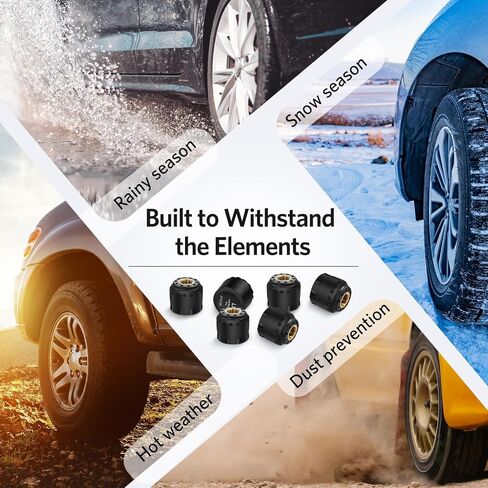 Tymate RV Tire Pressure Monitoring System, Tire Pressure Monitor with Solar Charge, TPMS with 4 Sensors & 5 Alarm Modes, M12-3 TPMS 2024 Updated w/Color LCD Display, 0-87PSI for RV/Trailer/Truck/Sedan in Saudi Arabia