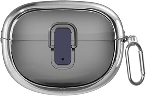 [Upgrade Lock] Case for Bose Ultra Open Earbuds(2024), VAEKNVG Shock-Absorbing Protective Armor Cover for Bose Ultra Open Earbuds Accessories, TPU Hard Shell with Carabiner (Clear Blue) in Kuwait