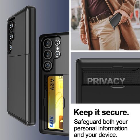 AICASE لـ Galaxy S23 Ultra Wallet Case مع [RFID LOCKING] PU LEATHY FLIP FOLIO Strong Magnetic Clover Cover Cover حامل بطاقة الائتمان Kickstand Men Women for Samsung S23 Ultra 6.8 "2023 in Kuwait