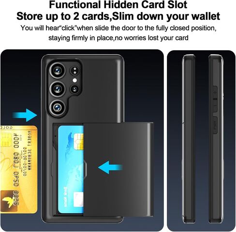 AICASE لـ Galaxy S23 Ultra Wallet Case مع [RFID LOCKING] PU LEATHY FLIP FOLIO Strong Magnetic Clover Cover Cover حامل بطاقة الائتمان Kickstand Men Women for Samsung S23 Ultra 6.8 "2023 in Kuwait