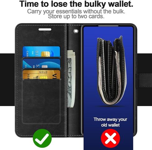 AICase for Galaxy S23 Ultra Wallet Case with [RFID Blocking] PU Leather Flip Folio Strong Magnetic Closure Protective Cover Credit Card Holder Kickstand Men Women for Samsung S23 Ultra 6.8" 2023 in Kuwait