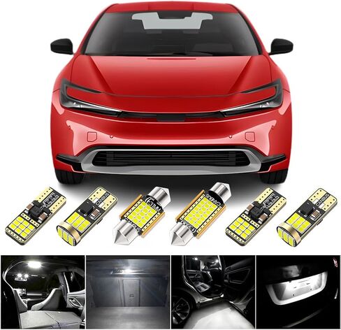 BMT xms LED Interior Light Kit Replacement for Toyota Prius 2016-2023,6000K Cool White Car Interior Light Bulbs + 912 921 LED Bulb Reverse Lights, 13 Pieces in Saudi Arabia
