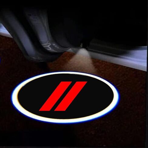 2 Pcs Car Door Light Logo Ghost Shadow Lights Welcome Lamp Compatible with 392 in Saudi Arabia