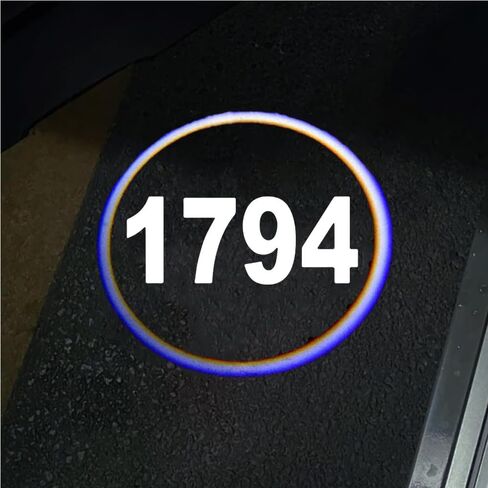 2 Pcs Car Door Light Logo Ghost Shadow Lights Welcome Lamp Compatible with 392 in Saudi Arabia