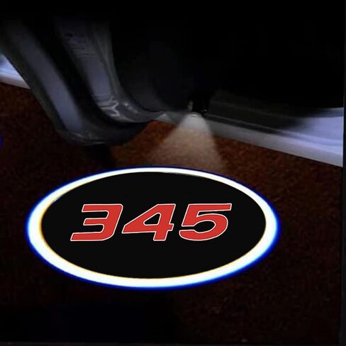 2 Pcs Car Door Light Logo Ghost Shadow Lights Welcome Lamp Compatible with 392 in Saudi Arabia
